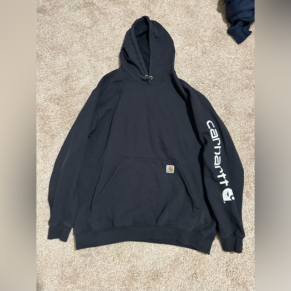 Men’s Black Carhartt Hoodie Size XL